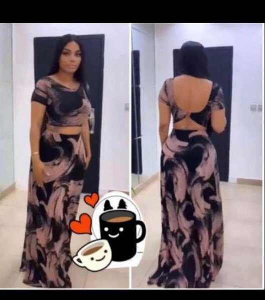 Robe longue dos nu chic