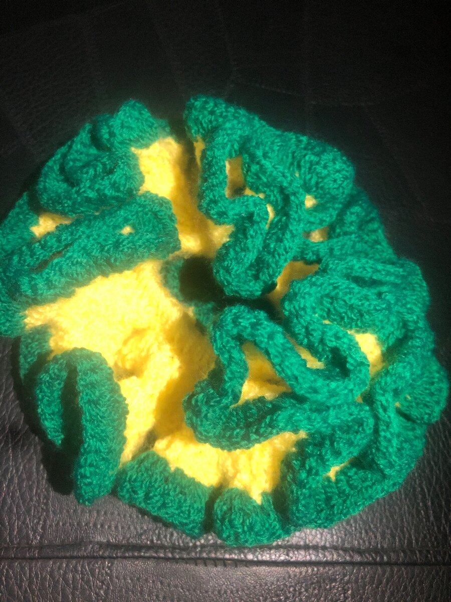 Accessoire crochet cheveux coloré