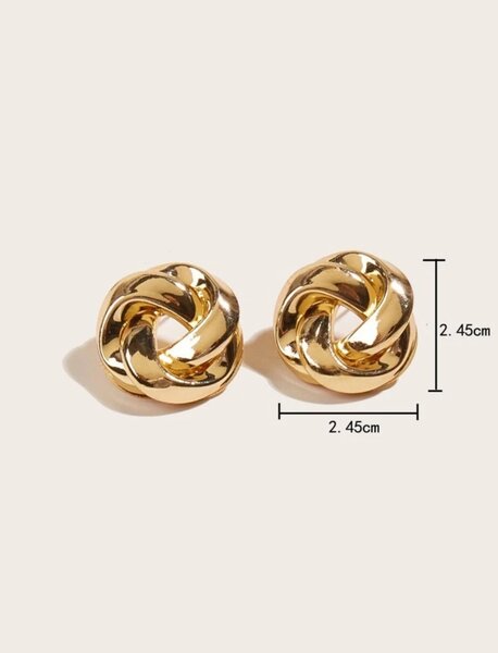 Twist Design Studs