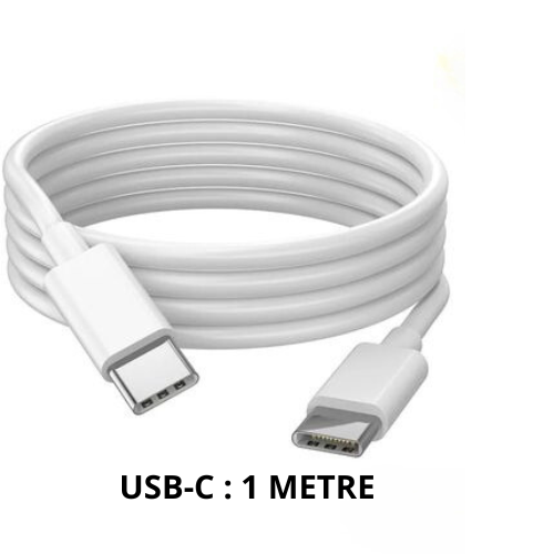 Câble USB-C vers USB-C 1 mètre