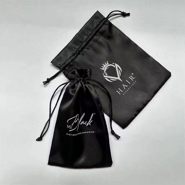 Sacs en satin élégant noir