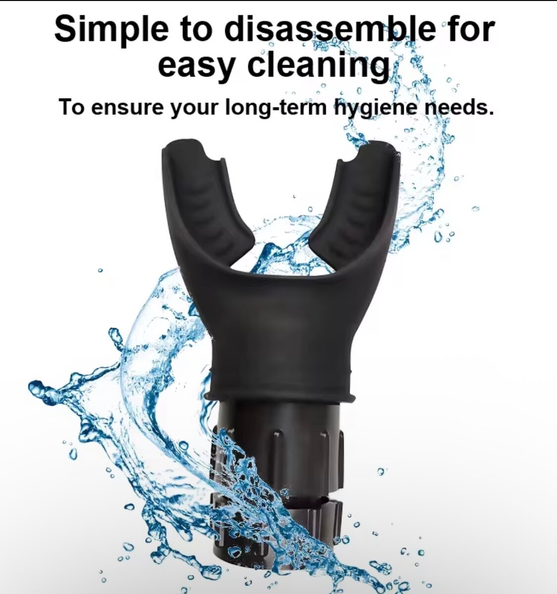 Embout de plongée démontable