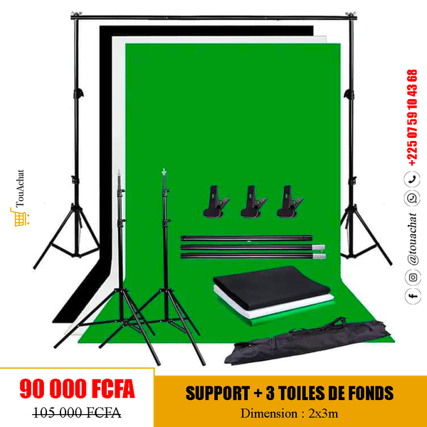 Ensemble support de photographie