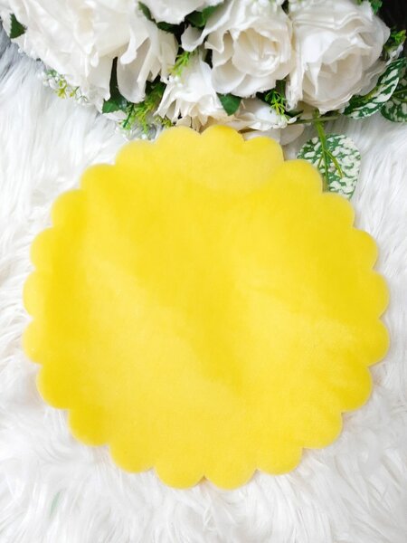 Tulle simple jaune