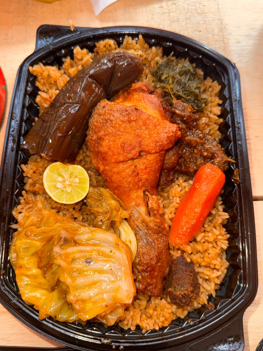 Repas africain riche en saveurs