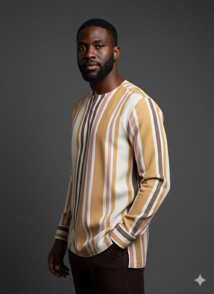 Chemise rayée homme élégante