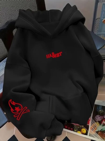 Sweat à capuche ours noir