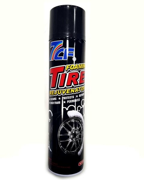 7CF Tire Foaming Rejuvenator / Tire Cleaner 650ml.