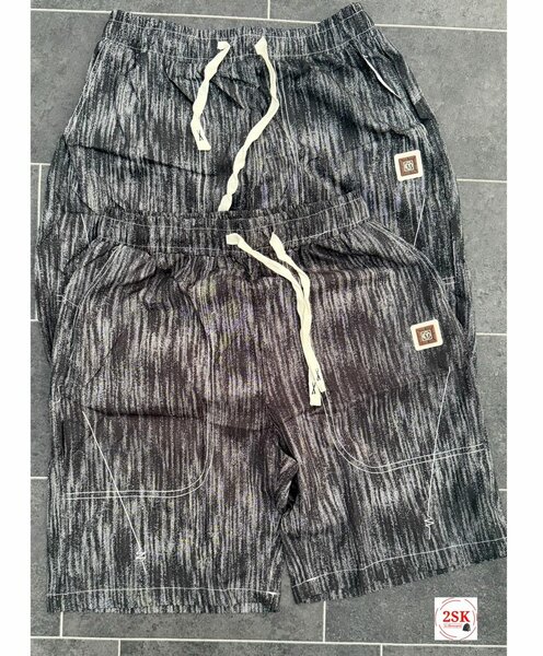 Shorts en tissu décontracté gris