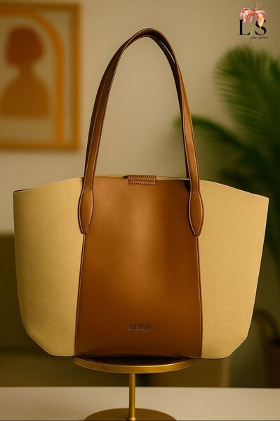 Sac cabas élégant en cuir