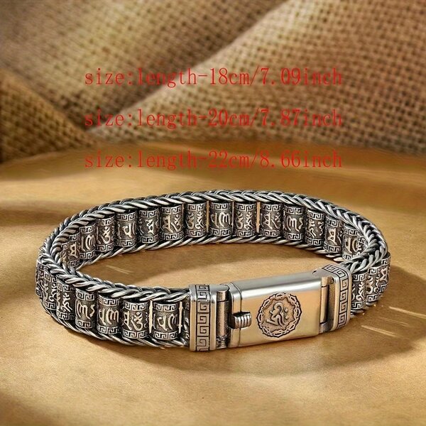Stainless steel men's bracelet