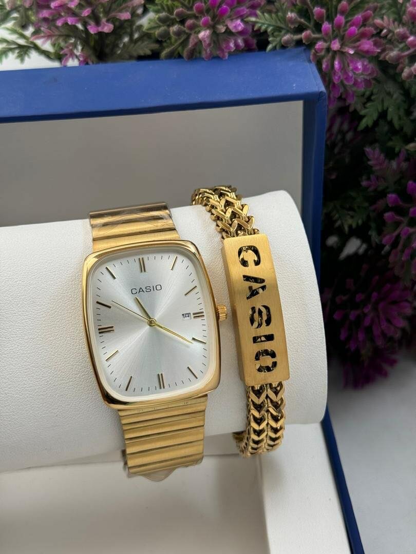 Casio watch and bracelet