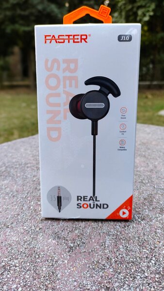 Faster New J10 Earphones 3.5mm Aux Pin