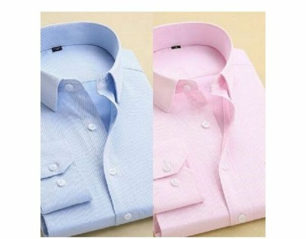Long Sleeve Shirt - 2 Set, Blue/Pink