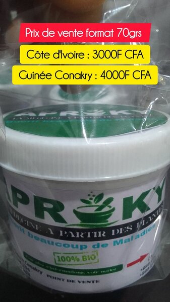 APROKY Pommade 100% bio 80g