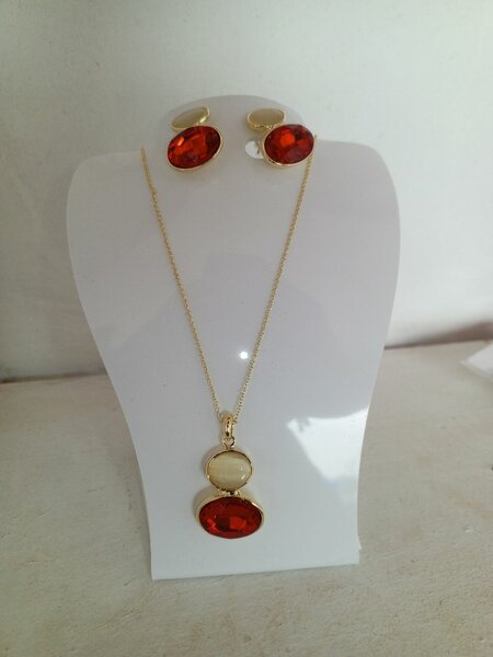 Parure Collier et Boucles d'Oreille WELADY