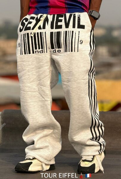 Pantalon Jogger à Code-Barres