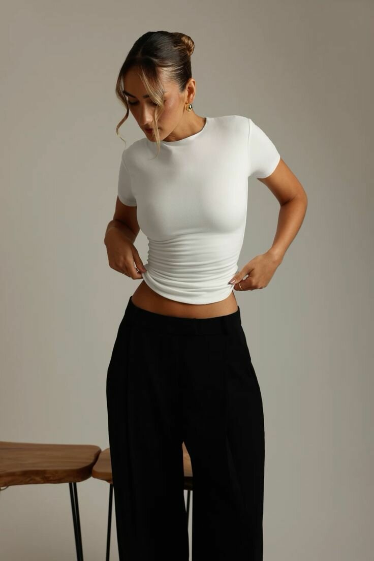 T-shirt rose et rouge bordeaux