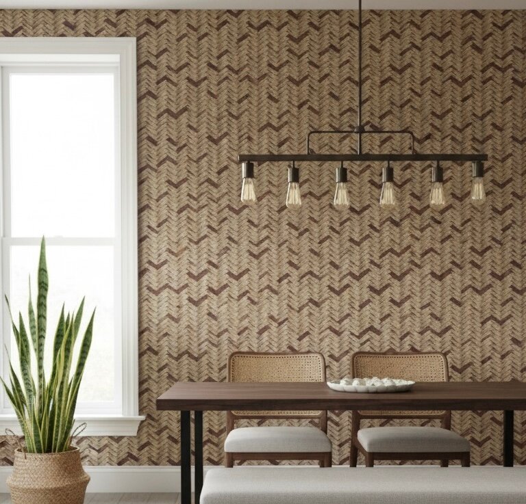 Papier Peint Tressé Naturel