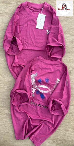 T-shirt rose Balenciaga