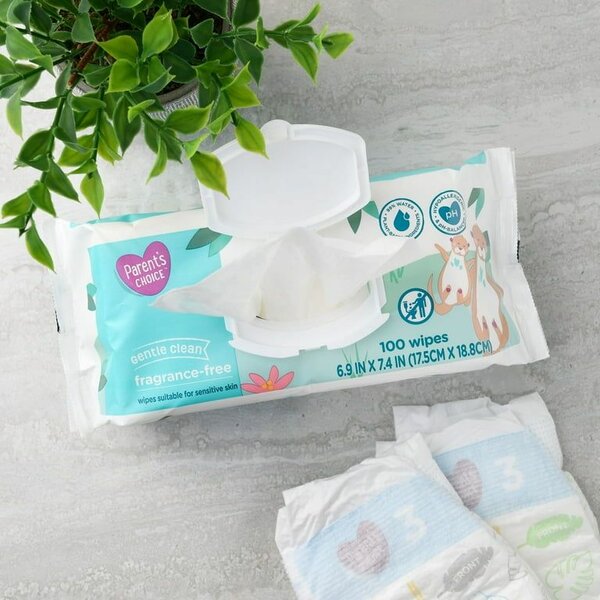 Lingettes douces sans parfum