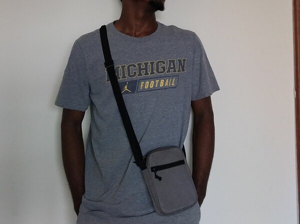 Grey michigan jordan shirt