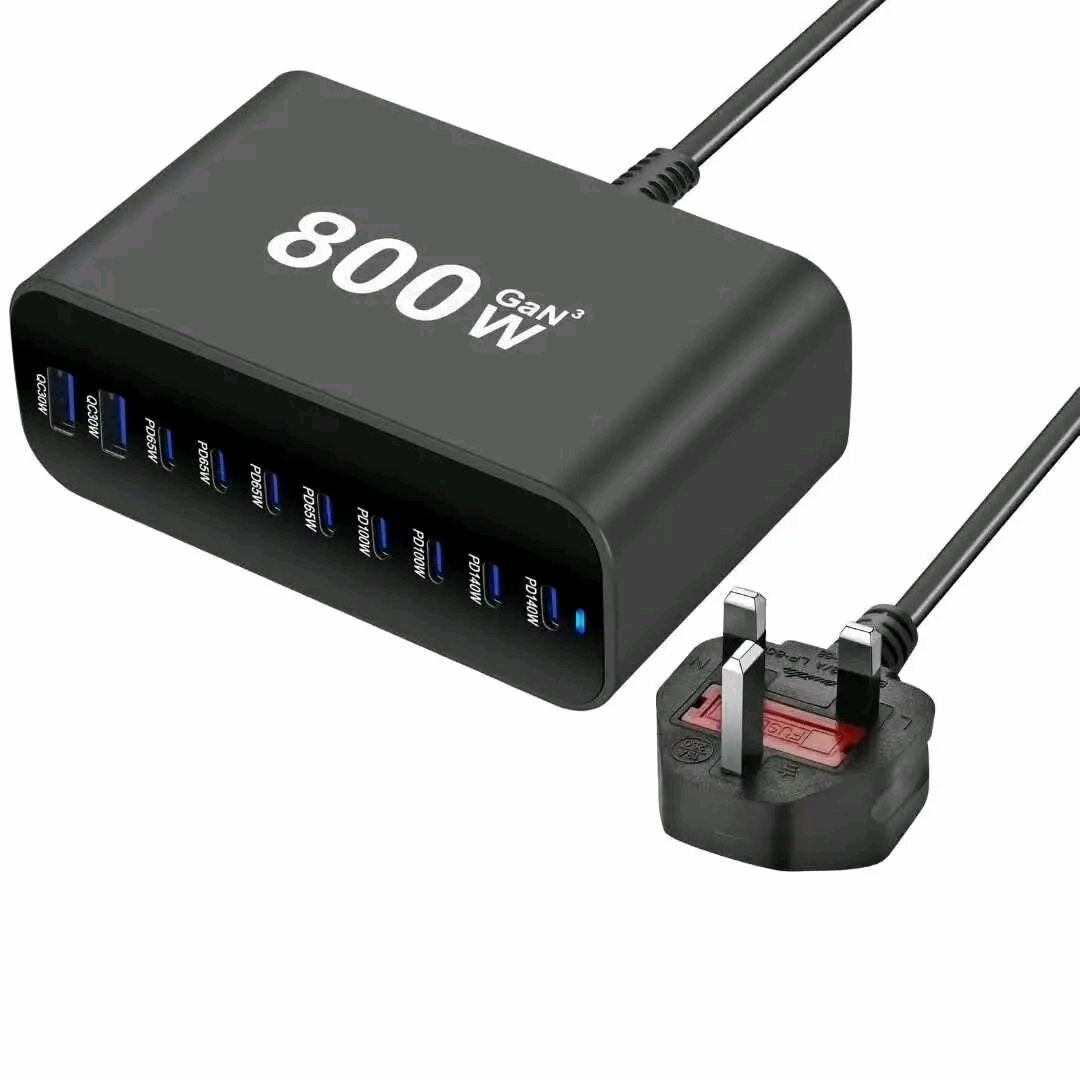 Chargeur USB multiple 800W GaN