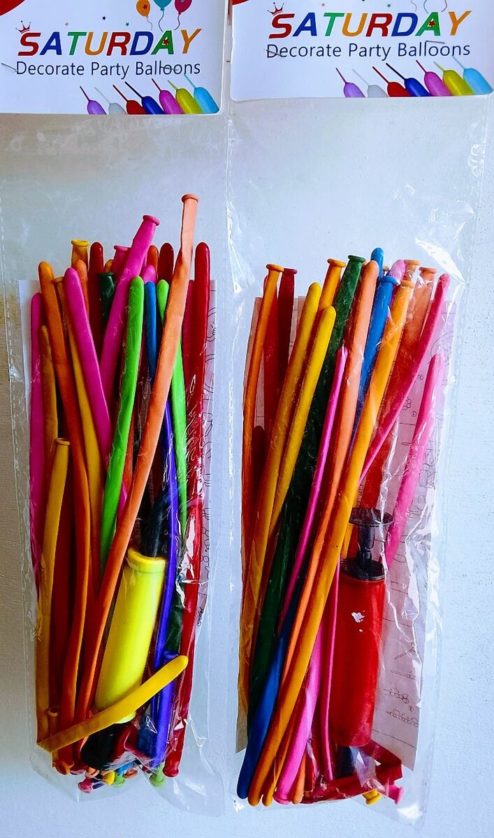 Ballons de fête multicolores