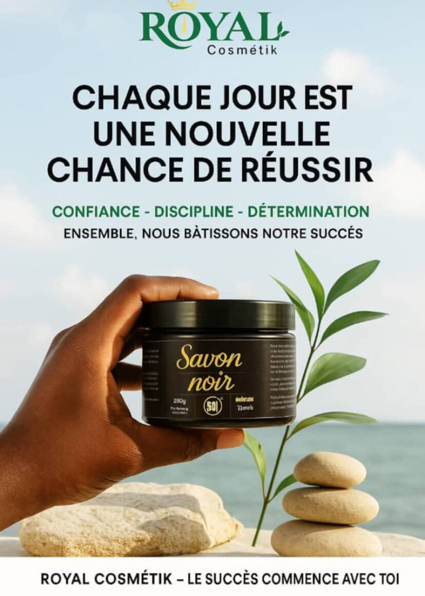 Savon Noir Naturel Royal Cosmétik