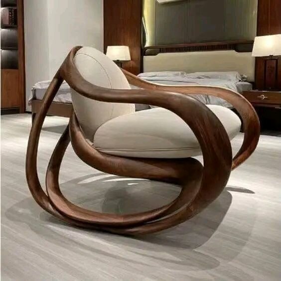 Fauteuil design en bois