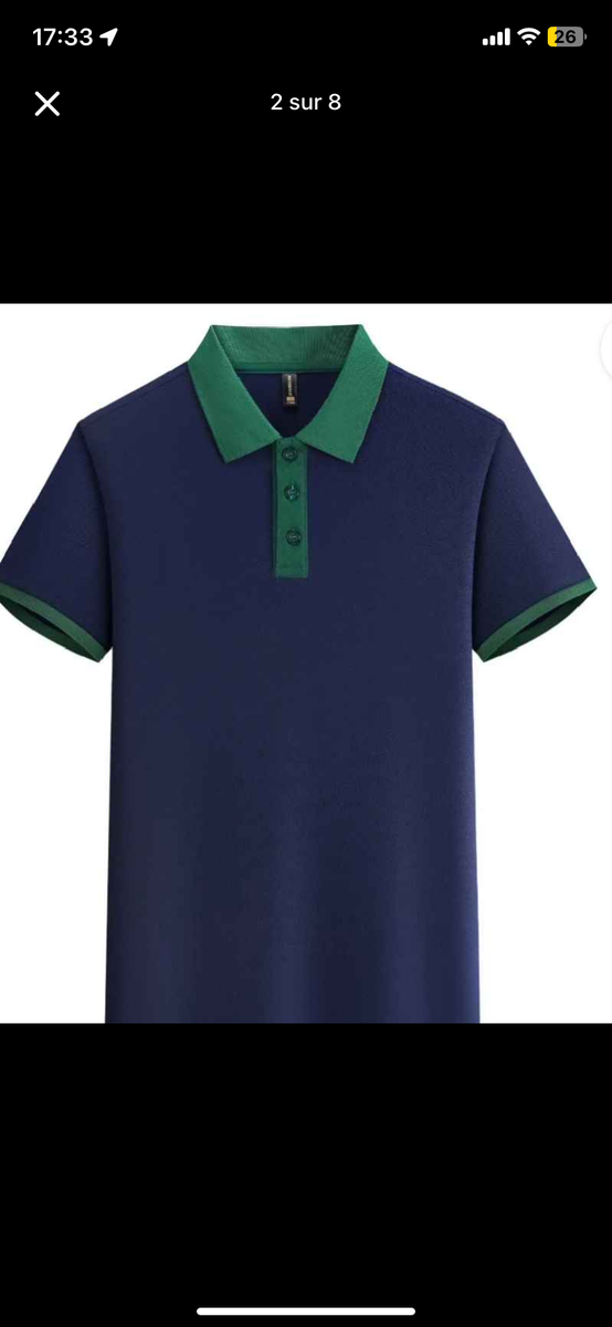 Polo coloré pour homme