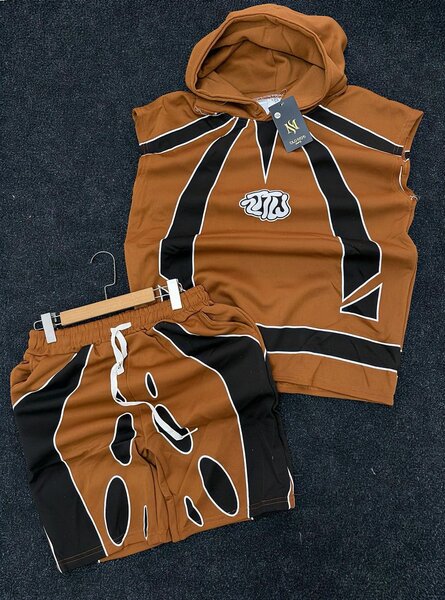 Ensemble sport à capuche homme