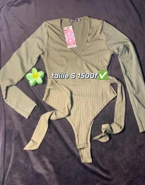 Body à manches longues S