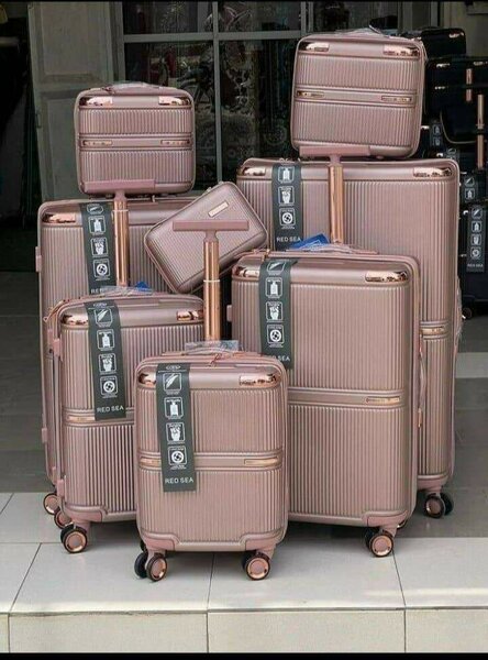 Valise rose ABS rigide - RED SEA