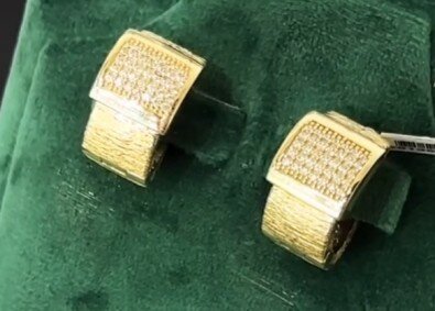 Серьги золотые