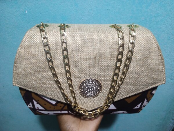 Sac à main en motifs de pagne 