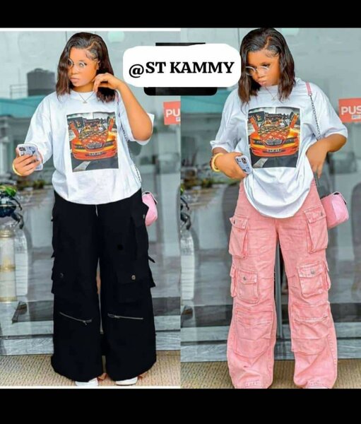 Pantalons cargo tendance femme