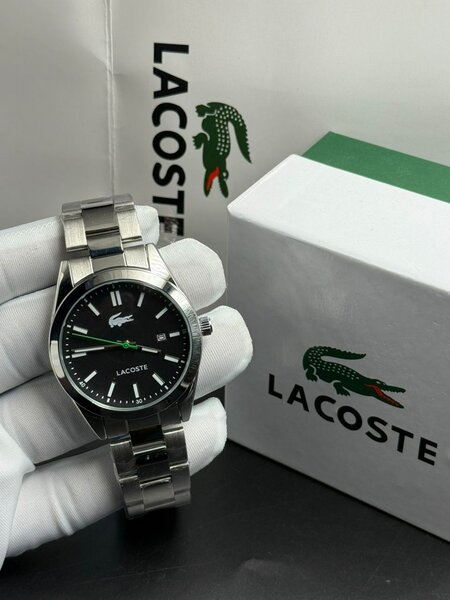 Montre Homme Lacoste en Acier Argenté