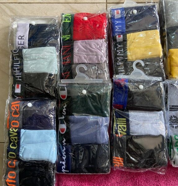 Lot de boxers en coton coloré pour hommes