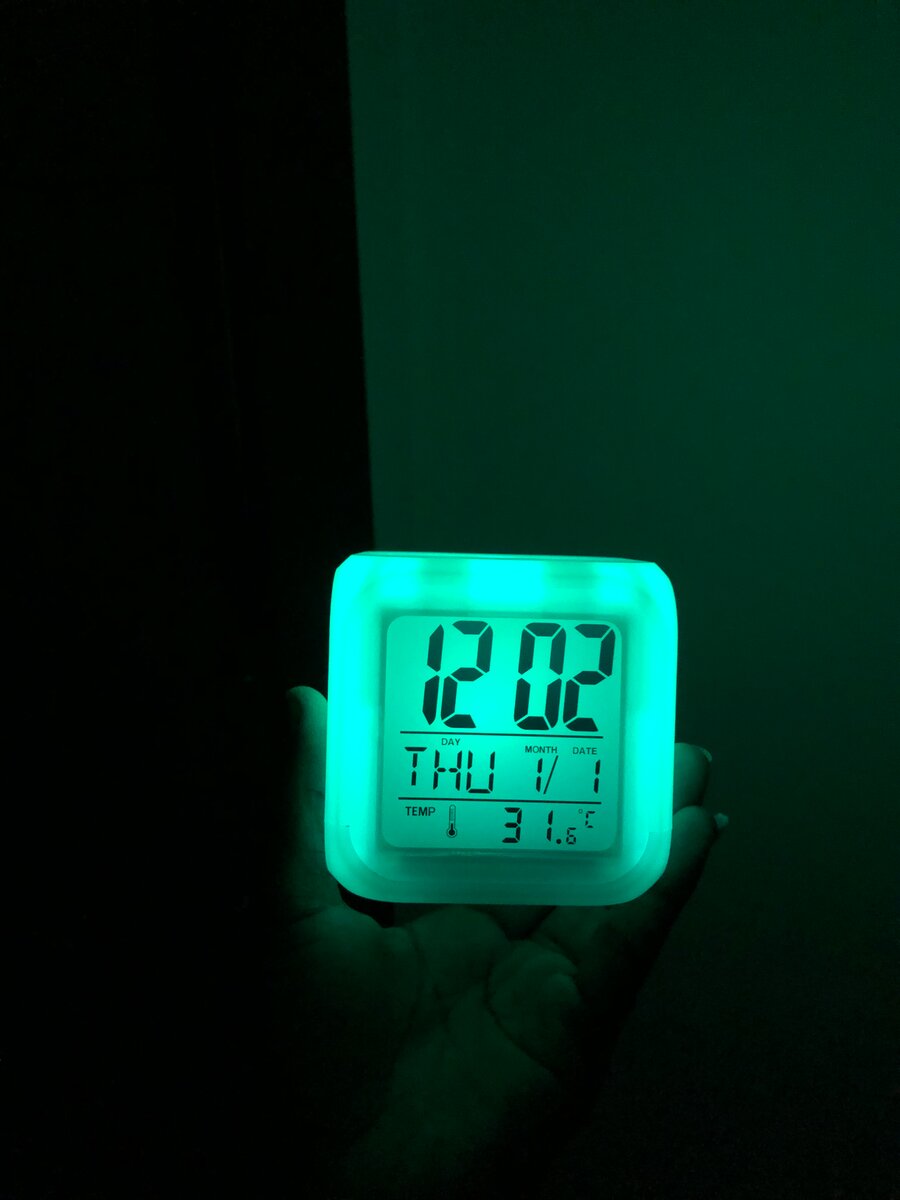 Réveil Numérique LED Multicolore