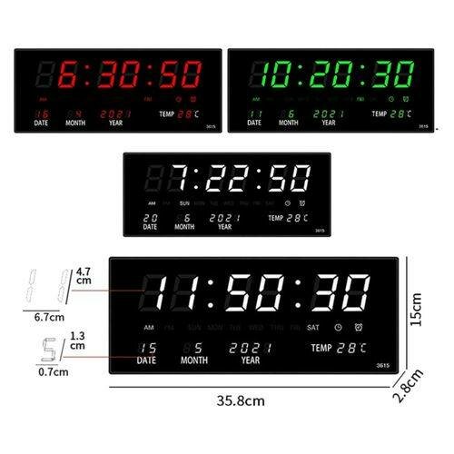Horloge Murale LED Numérique
