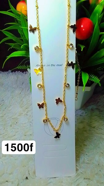 Collier Papillon Doré