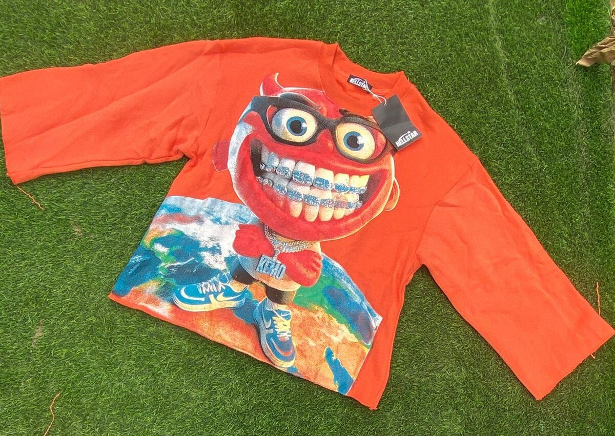 sweat-shirt oversize rouge