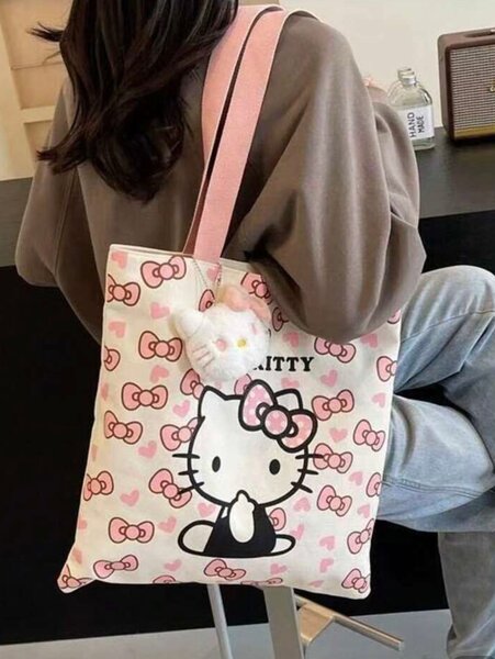 Sac cabas imprimé personnage