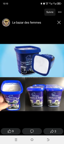 Détartrant pour ustensiles