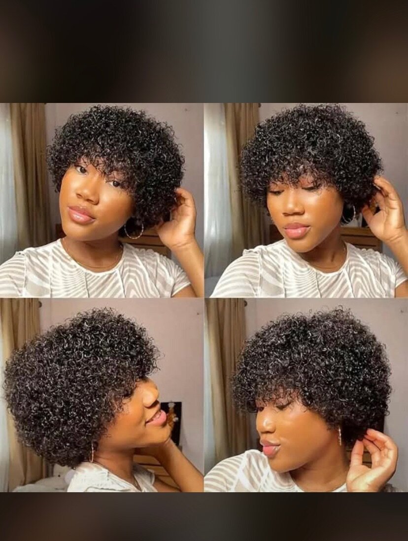 Natural wig Afro