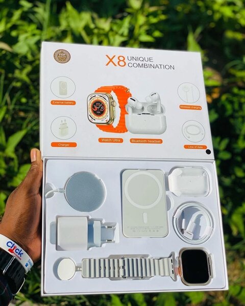 Ensemble Montre Intelligente X8