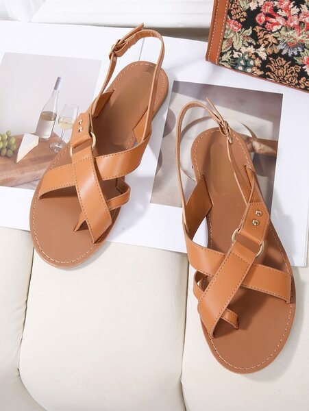 Sandales en cuir élégantes