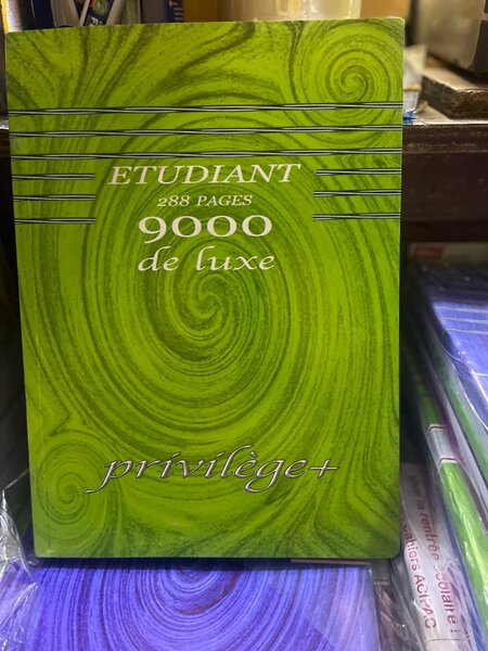 Cahier Etudiant Luxe 288 Pages