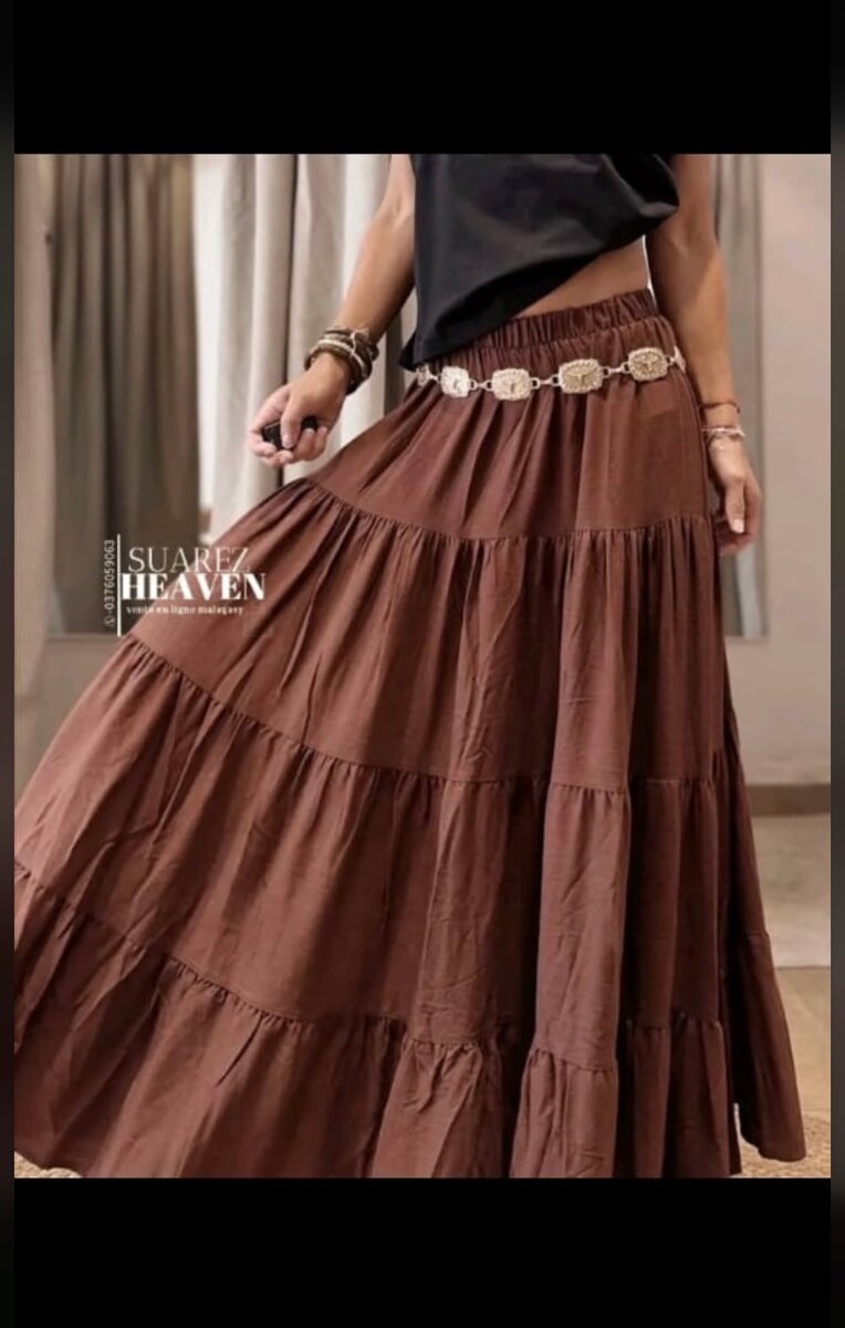 Jupe longue bohème chic